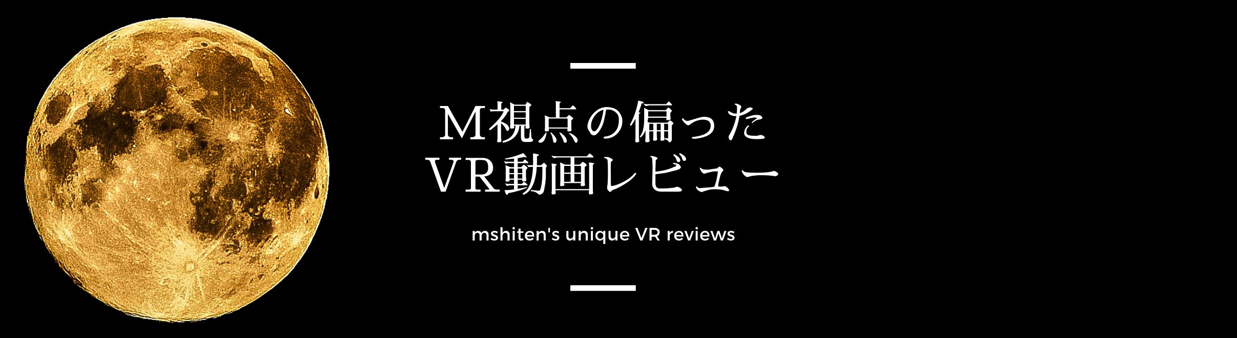 M視点の偏ったVR動画レビュー